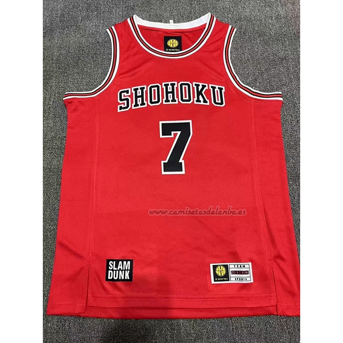 Camiseta Shohoku Miyagi NO 7 Rojo